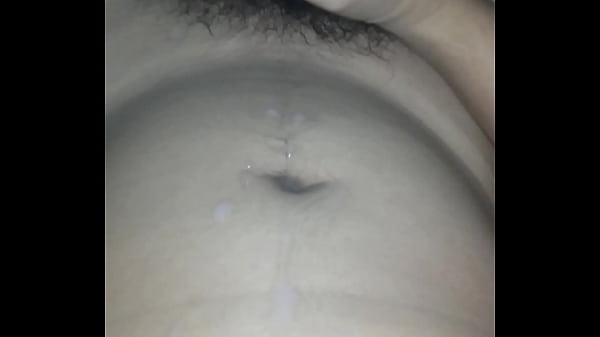 Cum on belly