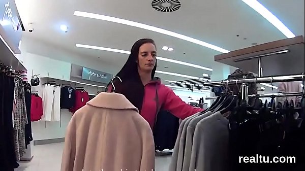 Glamorous czechnympho was tempted in the supermarket and reamed in_pov