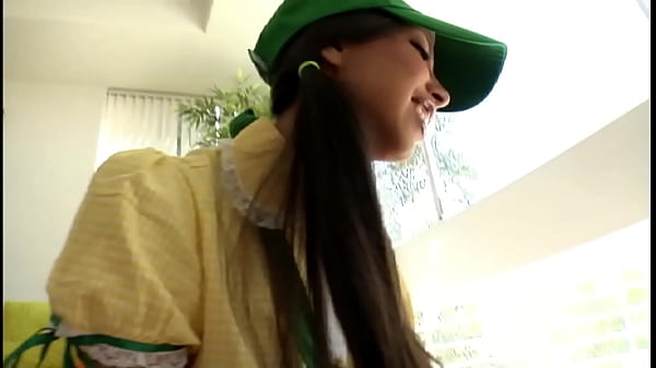 Alexis love us solo masturbation petite ebony babe small tits tight pussy costumed teaser#2