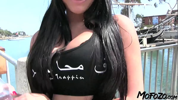 MOFOZO.com - Black Haired Amateur With Big Tits Enjoys Dickriding 