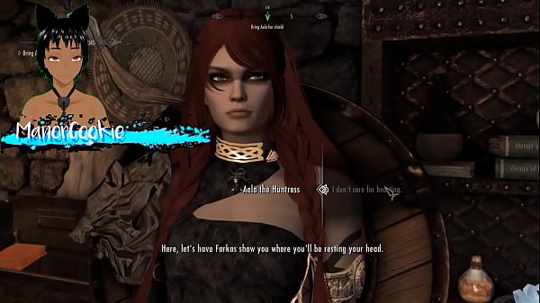 Play MP4 - Skyrim B and L mod - Went to join the companions and fucked Ria and Njada