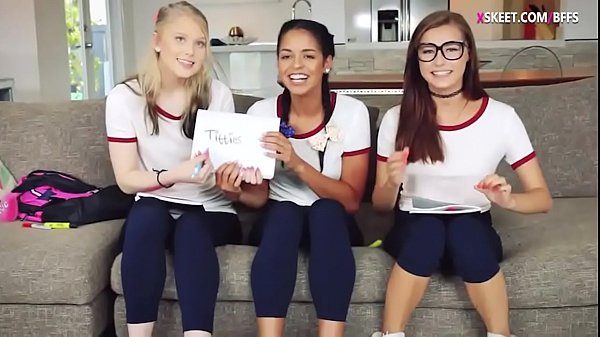 Play MP4 - Three lovely teens invited the foreign boy&comma; teaching him English words&comma; including sucking and fucking demonstration&period;