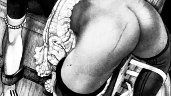 Retro erotic drawings 