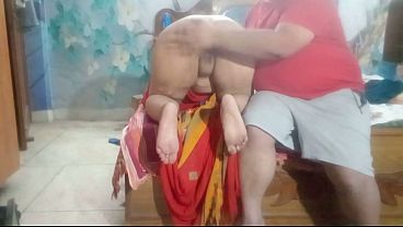 Hot desi bhabhi having sex with young devar when husband is not home with hindi audio