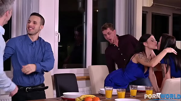 Play MP4 - Lonely Single Stud Turns Dinner Party into Swingers' Night with His Friends GP1738