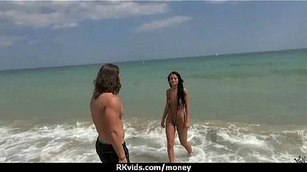 Tight teen fucks a man in front of the camera for cash 24 