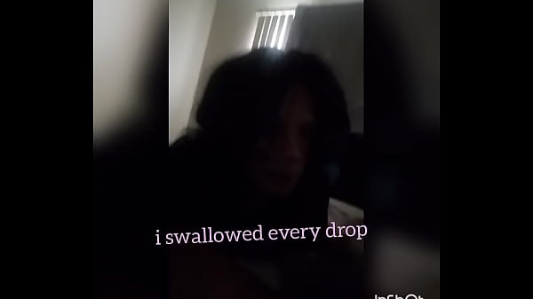 Nasty Hoe swallowing her daddys nut