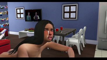 Just a regular afternoon in the life of a teen cumslut frat girl 