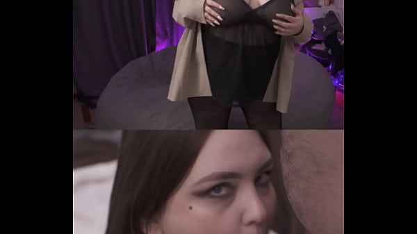 Very beautiful striptease double screen 