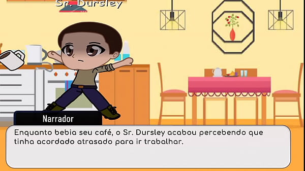 trabalho de escola Sr_Dursley_fodendo_com a esposa e_homem misterioso_em frente de padaria