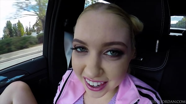 JulesJordan.com - Butthole Beauty Queen Chloe Cherry Gives Some Roadhead And POV_Anal