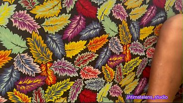 Balcony pussy display