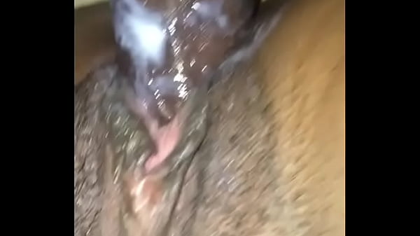 Ebony_wife creaming on_my dick