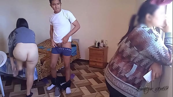 My wife's cuckold buys a house part 2 while my wife calls on the phone i put my cock in her friend while we enjoy it she is distracted