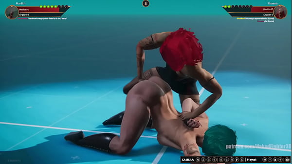 Marilith VS Phoenix Naked Fighter 3D