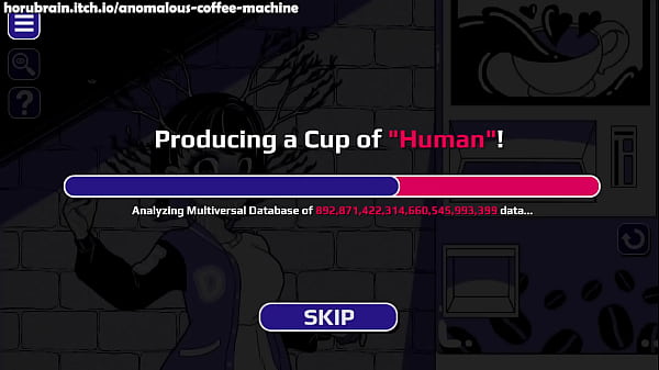 Anomalous coffee machine