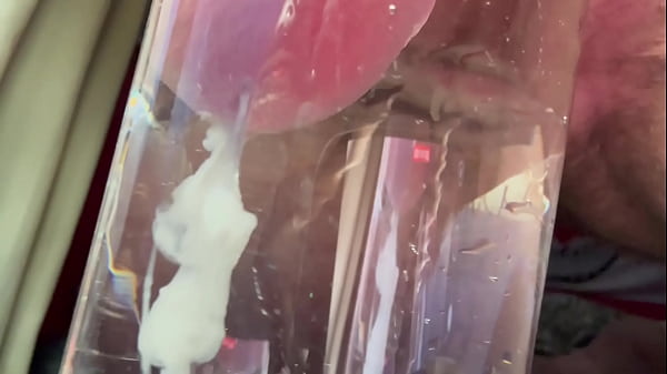 Spurting out my seed submerged in water 