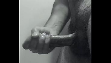 Black and white masturbation 