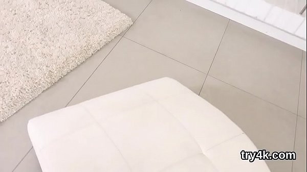 Sultry teen blows cock in povand gets spread kitty pounded