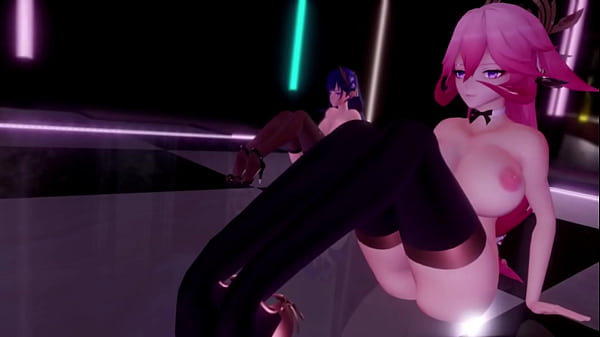 Mmd raiden shogun yae miko 