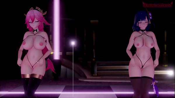 Mmd raiden shogun yae miko 