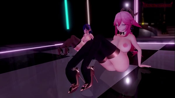 Play MP4 - MMD Raiden Shogun Yae Miko