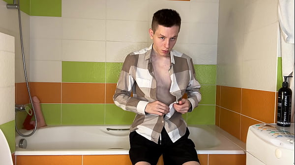 Fucked My Pussy In Bathroom And Flooded Floor With Cum! thumbnail