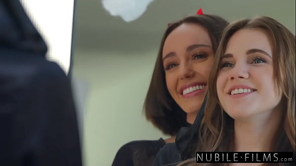 Play MP4 - Victor Ray&rsquo;s Halloween Treat&colon; Christina Sage & Rose Caarter&rsquo;s Dirty Double Blowjob