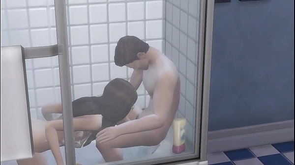 Spiderman fucking may when she showers