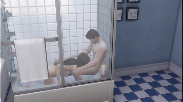 Spiderman fucking may when she showers