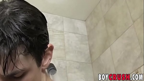 Twink toying butt during wank off 