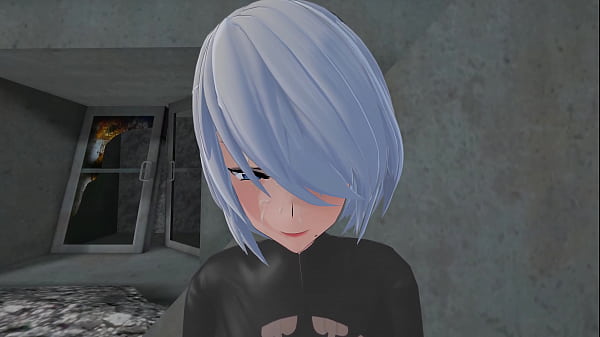 2B GETS FUCKED IN ALL HOLES POV STYLE 