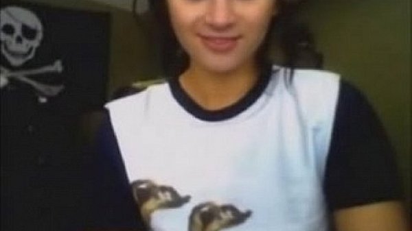 Sexy brunette teen solo 