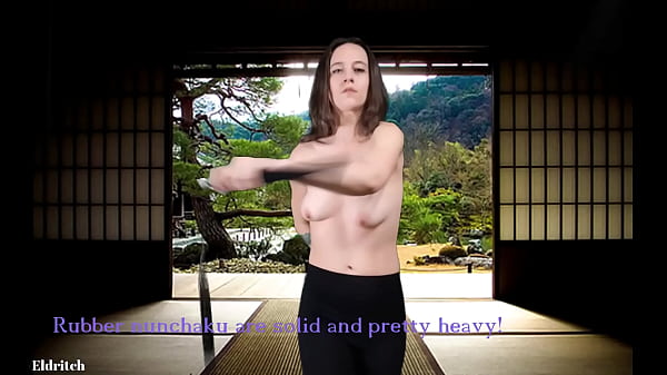 Topless sage eldritch single & dual nunchaku practice 