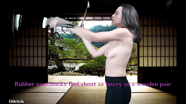 Topless sage eldritch single & dual nunchaku practice 