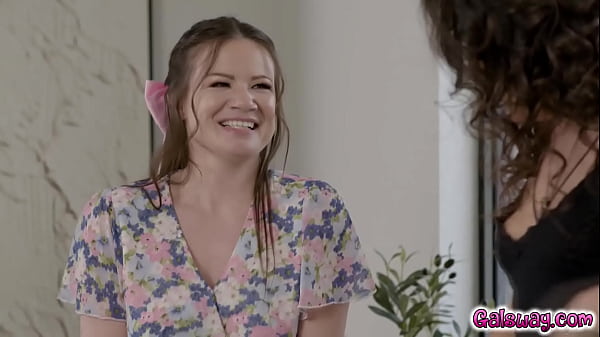 Play MP4 - Wholesome church girl Alison Rey and a gloomy goth girl Victoria Voxxx having an enthusiastic sex session