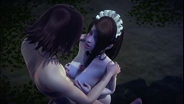 Uncensored Hentai 3d - Maid Ducked At The Street thumbnail