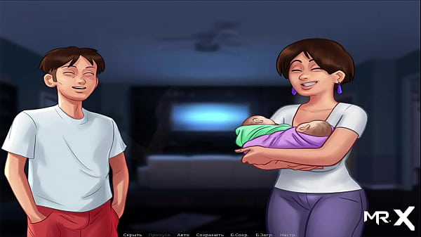 SummertimeSaga Jerking off my_cock while watching TV E3 #79