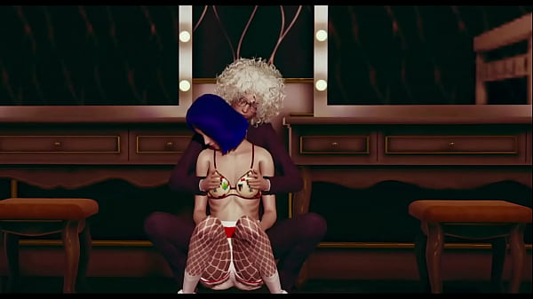 Stocking lesbian animation 