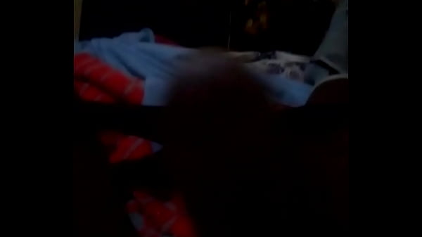 Stroking my hard thick black dick