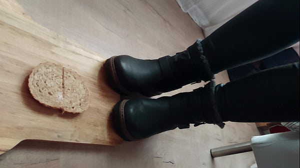 Preparing lunch for slave 