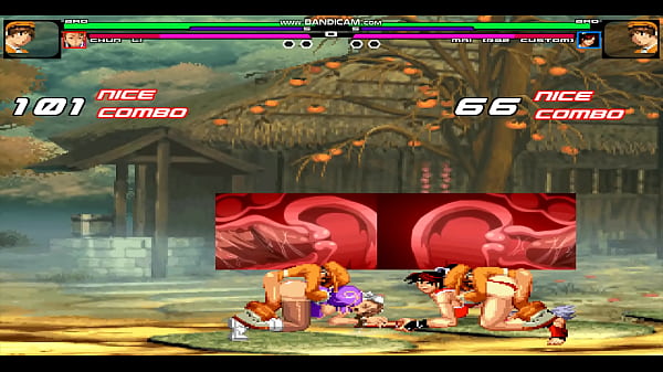 Play MP4 - Bao vs Chun li and Mai