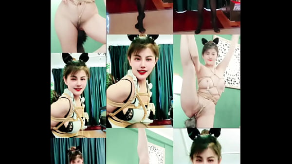 China Beijingnvm 北京女m 健身服/女仆装/裸体捆绑调情艳舞 捆绑口交舔蛋蛋 thumbnail