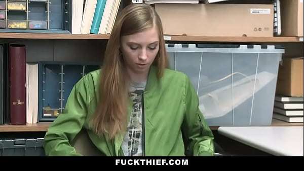 Play MP4 - Blonde Teen Shoplyfter Fucked by Security Officer