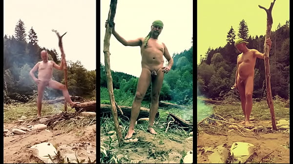 shameless nudist triptych myshtick