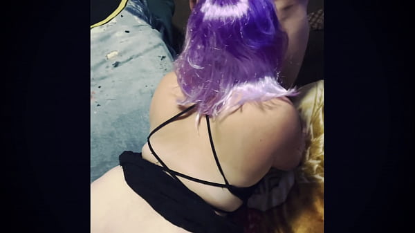 Pixie haired kenzie double teamed