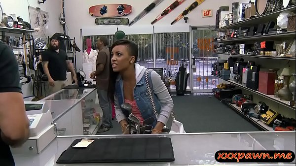 Shaved ebony sucks off and screwed by nasty pawn_keeper