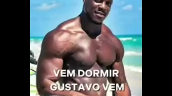 Black men calls Gus to sleep sensually 