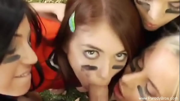 Sexy Time With_FootballAnd Cheerleaders Enjoying