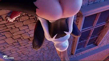 Gwen Sucking Spidey Hard And Deep In Wild 69 thumbnail
